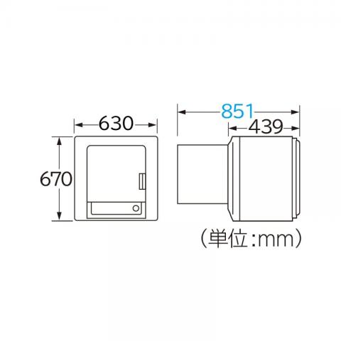 日立 衣類乾燥機 DEN40WX-W 乾燥容量4.0kg｜アトラストア:鍼灸