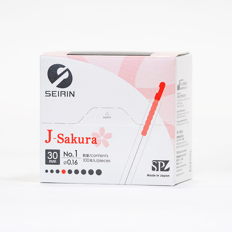 セイリン鍼J-Sakura（J-サクラ） 100本入｜アトラストア:鍼灸接骨院 